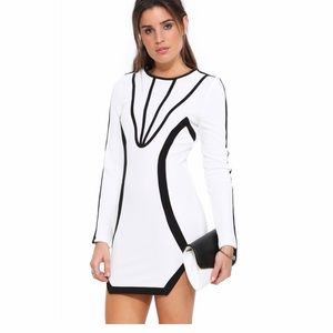 Bebe black and white dress. Size S/P